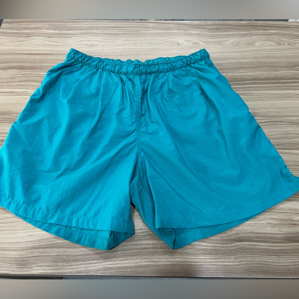 REI Womens teal shorts size L hike bike athletic outdoors